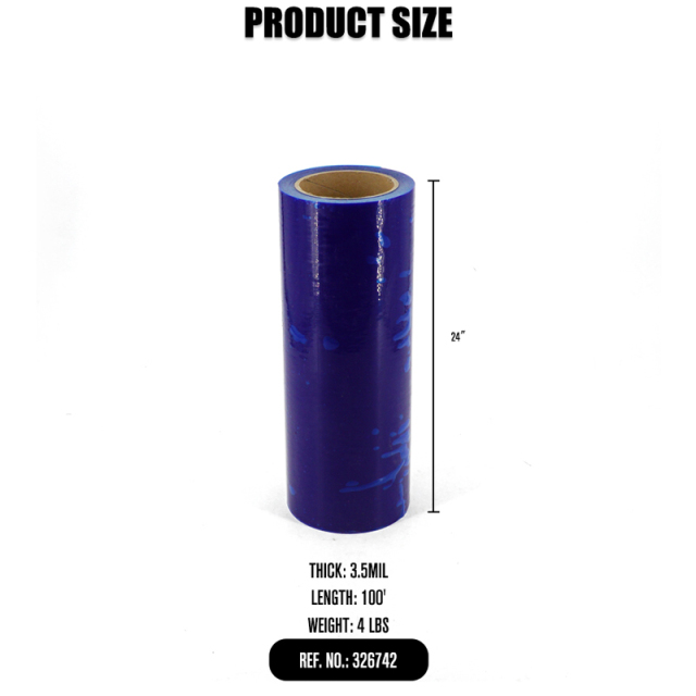 24"X100'X3.5MIL Crash Wreck Wrap Damaged Vehicle Body Protective Wrap