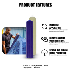 24"X100'X3.5MIL Crash Wreck Wrap Damaged Vehicle Body Protective Wrap