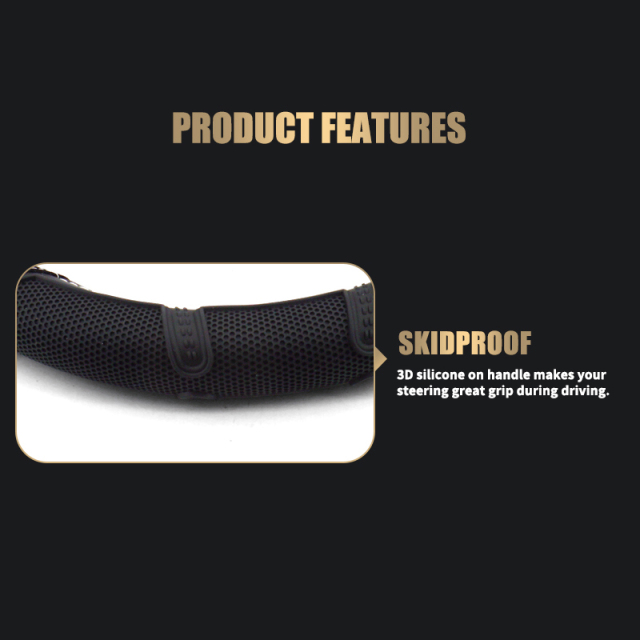 Large Size Steering Wheel Cover PVC Material Great Grip Anti-Slip Design