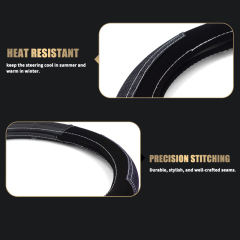 Large Size Steering Wheel Cover PVC Material Great Grip Anti-Slip Design