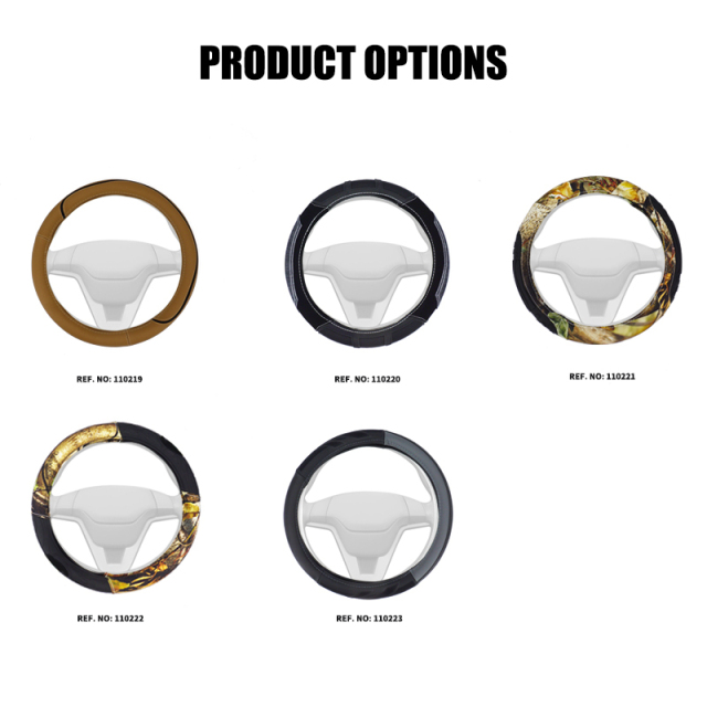 Large Size Steering Wheel Cover PVC Material Great Grip Anti-Slip Design