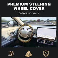 Large Size Steering Wheel Cover PVC Material Great Grip Anti-Slip Design