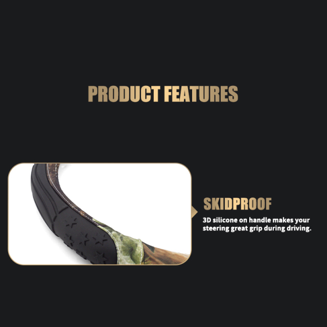 Large Size Steering Wheel Cover PVC Material Great Grip Anti-Slip Design