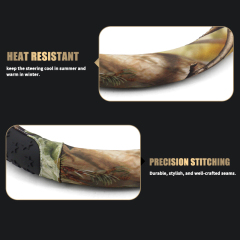 Large Size Steering Wheel Cover PVC Material Great Grip Anti-Slip Design