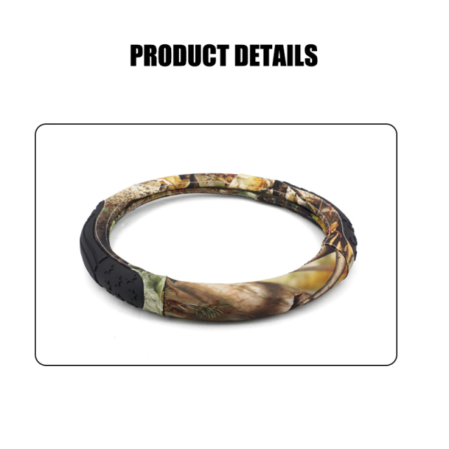 Large Size Steering Wheel Cover PVC Material Great Grip Anti-Slip Design