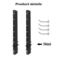 30 Inch 54 Inch Adjustable C Channel Pipe Stake for Flatbed Trailer