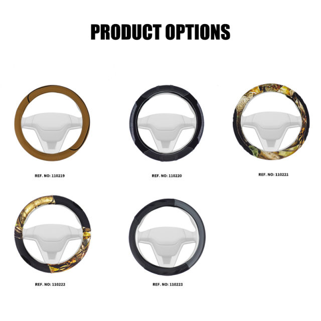 Large Size Steering Wheel Cover PVC Material Great Grip Anti-Slip Design