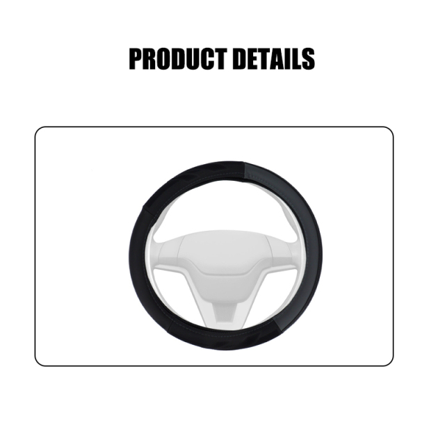 Large Size Steering Wheel Cover PVC Material Great Grip Anti-Slip Design