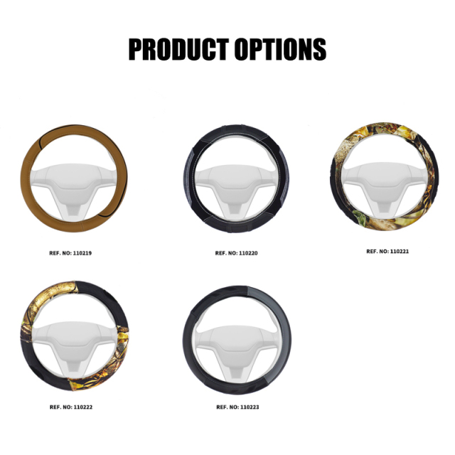 Large Size Steering Wheel Cover PVC Material Great Grip Anti-Slip Design