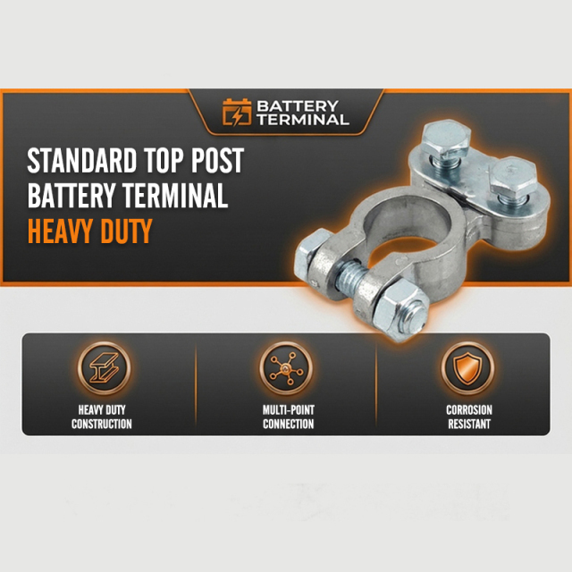 Top Post Battery Terminal Connectors Battery Cable Ends Post Car Terminals Clamps