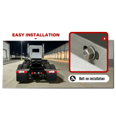 24"x3" Mud Flap Reflector for Semi Truck and Semi Trailer Aluminum Straight Strip with Reflective Tape