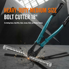 Heavy-Duty Medium Size Bolt Cutter 18" with Soft Grip Rubber