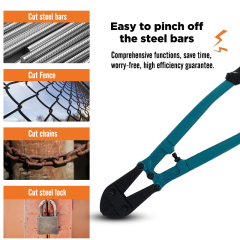Heavy-Duty Medium Size Bolt Cutter 18" with Soft Grip Rubber