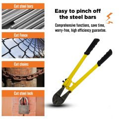 Heavy-Duty Medium Size Bolt Cutter 18" with Soft Grip Rubber