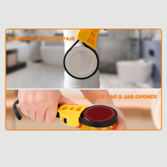 Rubber Strap Wrench Set 2-Piece Adjustable Oil Filter Wrench