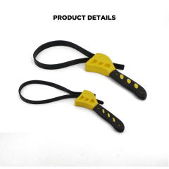 Rubber Strap Wrench Set 2-Piece Adjustable Oil Filter Wrench