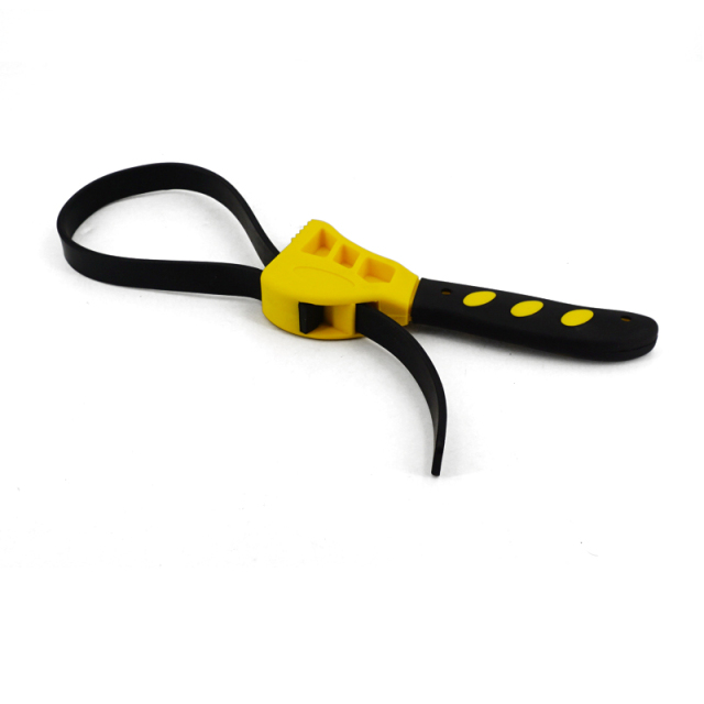 Rubber Strap Wrench Set 2-Piece Adjustable Oil Filter Wrench