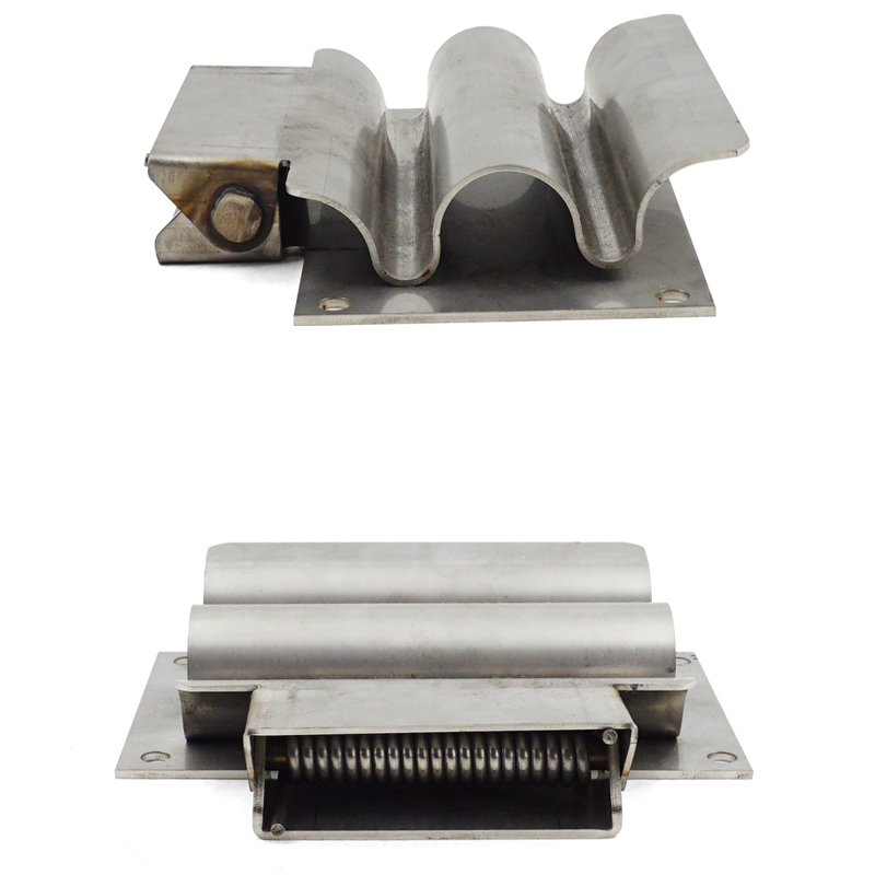 Stainless Steel Spring-Loaded Shovel Holder for Dump Truck and Trailer