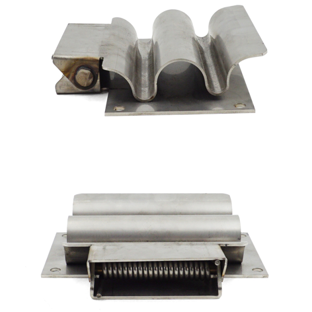 Stainless Steel Spring-Loaded Shovel Holder for Dump Truck and Trailer