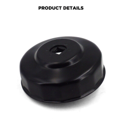 Oil Filter Cap Wrench 93mm 15 Flute Steel Oil Filter Cap Removal Tool