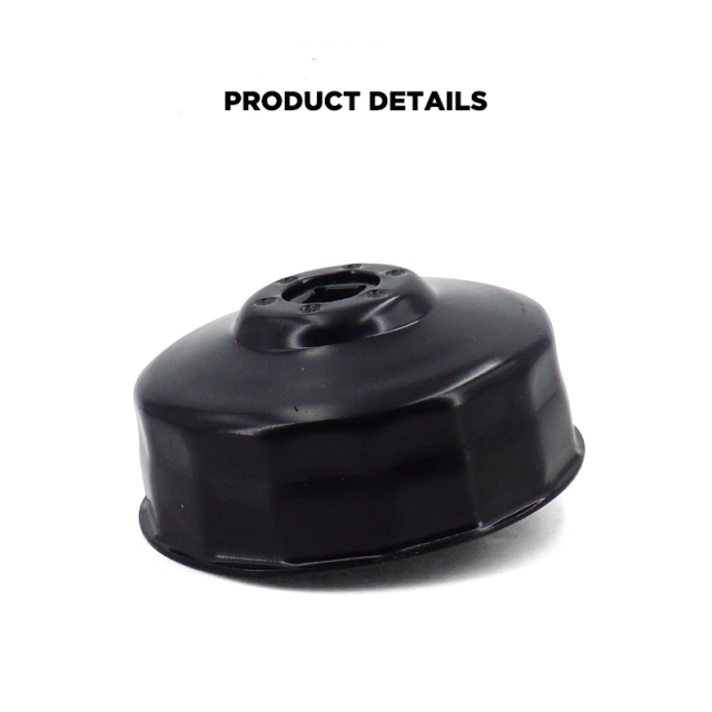 Oil Filter Cap Wrench 80mm 15 Flute Steel Oil Filter Cap Removal Tool
