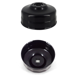Oil Filter Cap Wrench 74mm 15 Flute Steel Oil Filter Cap Removal Tool