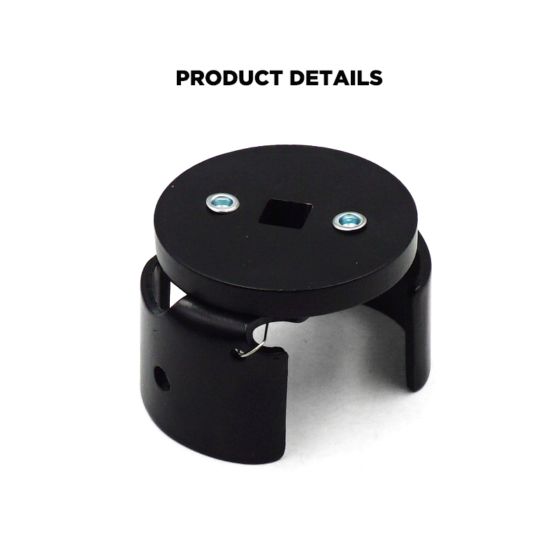 Oil Filter Cap Wrench Adjustable Range 64mm to 79mm Steel Oil Filter Cap Removal Tool