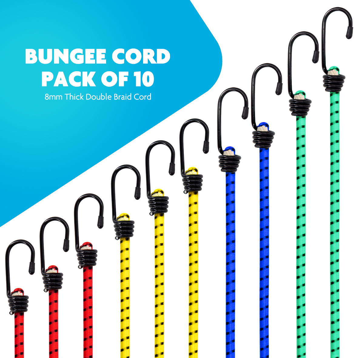Bungee Cord Pack of 10