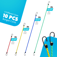 Bungee Cord Pack of 10