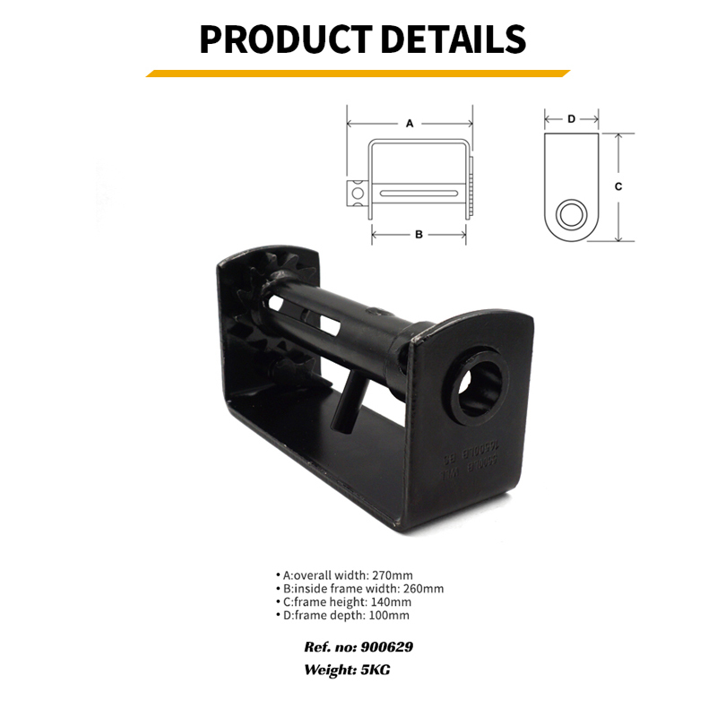 Weld-On Recessed Box Winch Combo