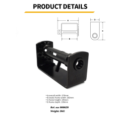 Weld-On Recessed Box Winch Combo