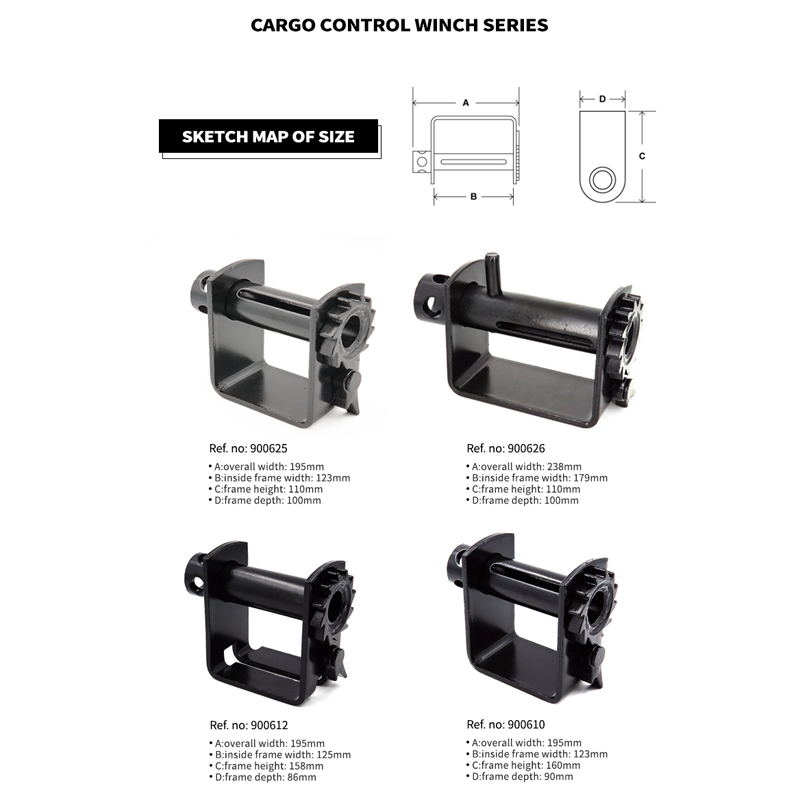 Cable Winch End Mount RH