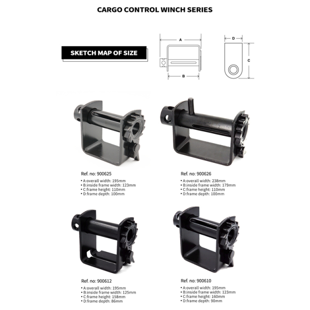 Cable Winch End Mount RH