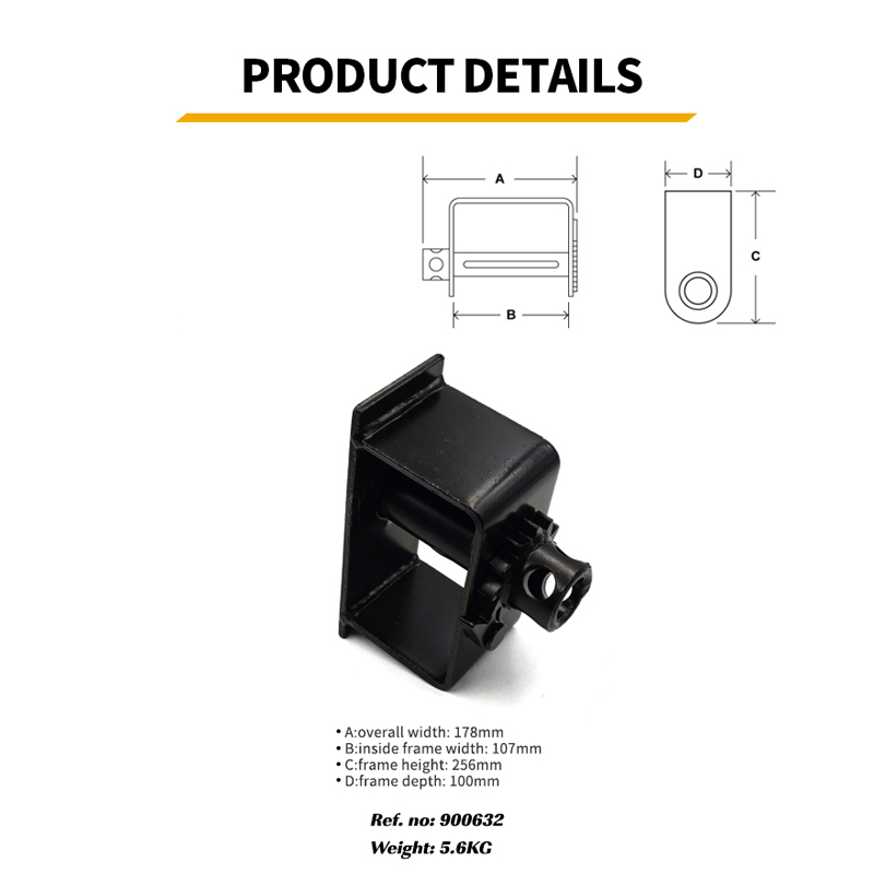 Cable Winch End Mount LH