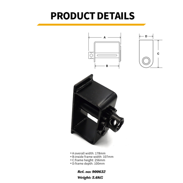 Cable Winch End Mount LH
