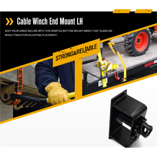 Cable Winch End Mount LH