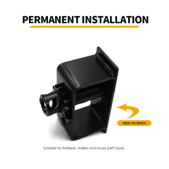 Cable Winch End Mount LH