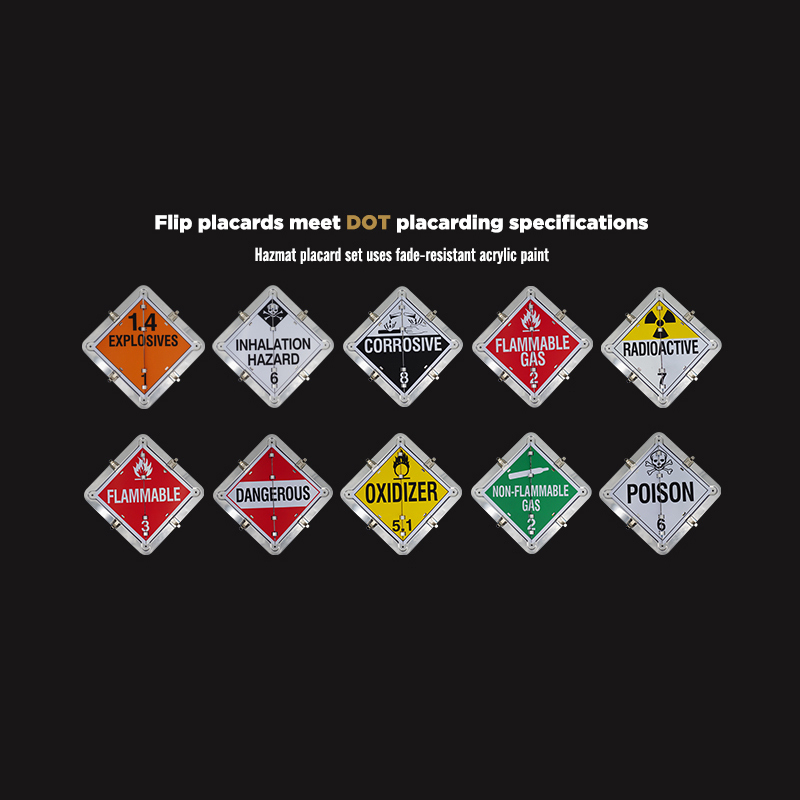 10 Pages Various Legend Flip Placard System