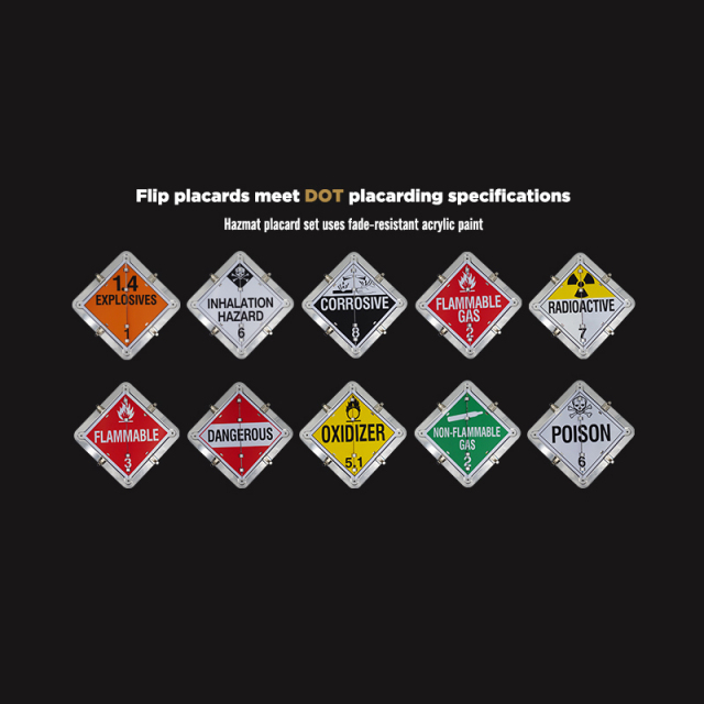 10 Pages Various Legend Flip Placard System