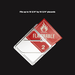 Hazmat Placard Holder Full Frame