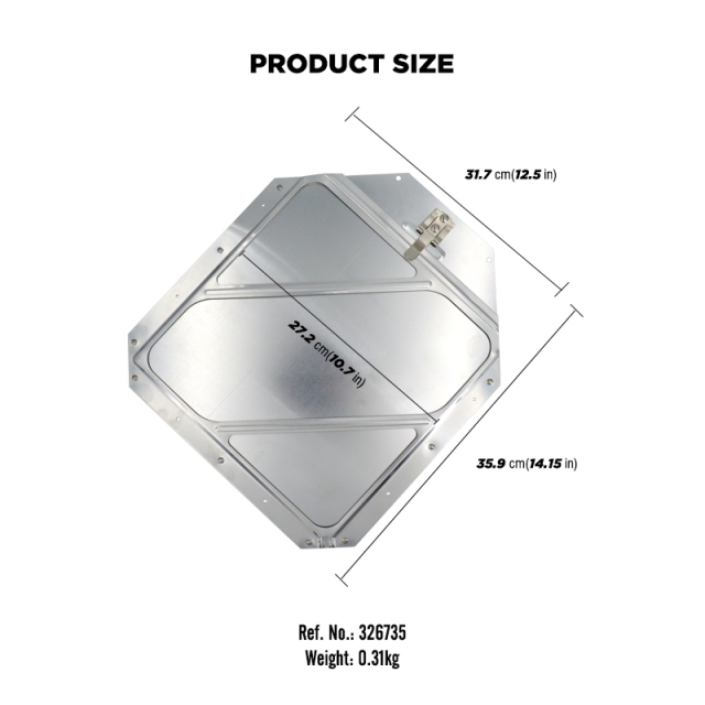 Hazmat Placard Holder 4 Clipped Corners
