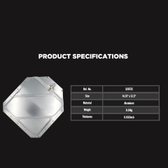 Hazmat Placard Holder 4 Clipped Corners