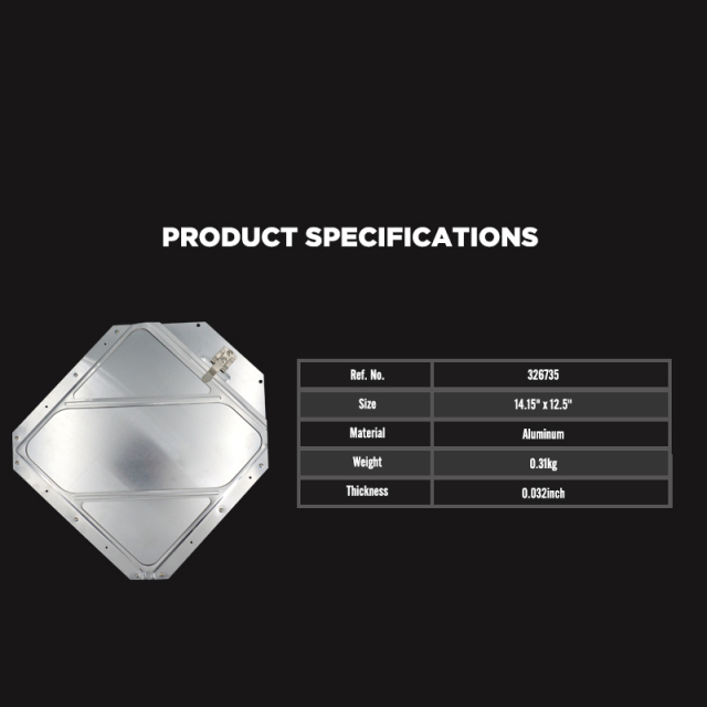 Hazmat Placard Holder 4 Clipped Corners