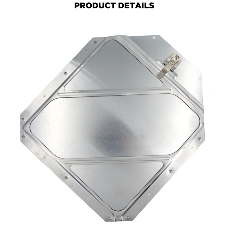 Hazmat Placard Holder 4 Clipped Corners