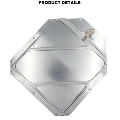 Hazmat Placard Holder 4 Clipped Corners