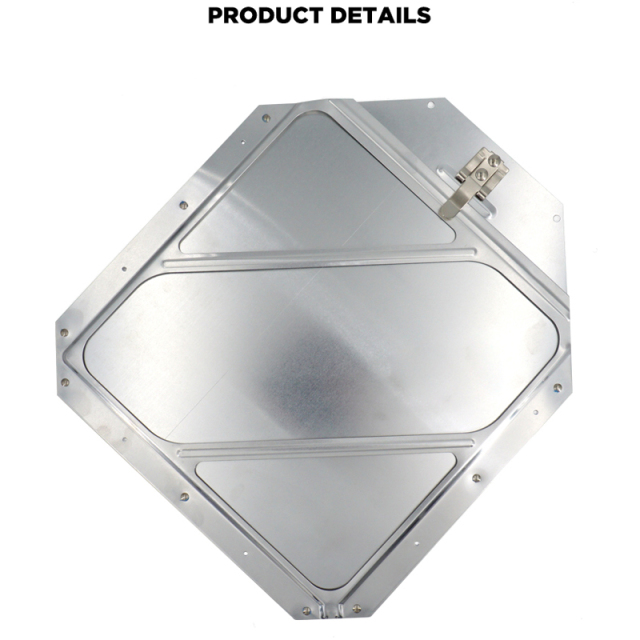 Hazmat Placard Holder 4 Clipped Corners