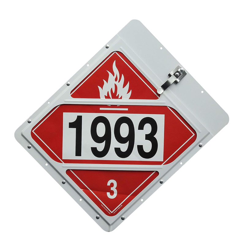 Hazmat Placard Holder with Full Frame