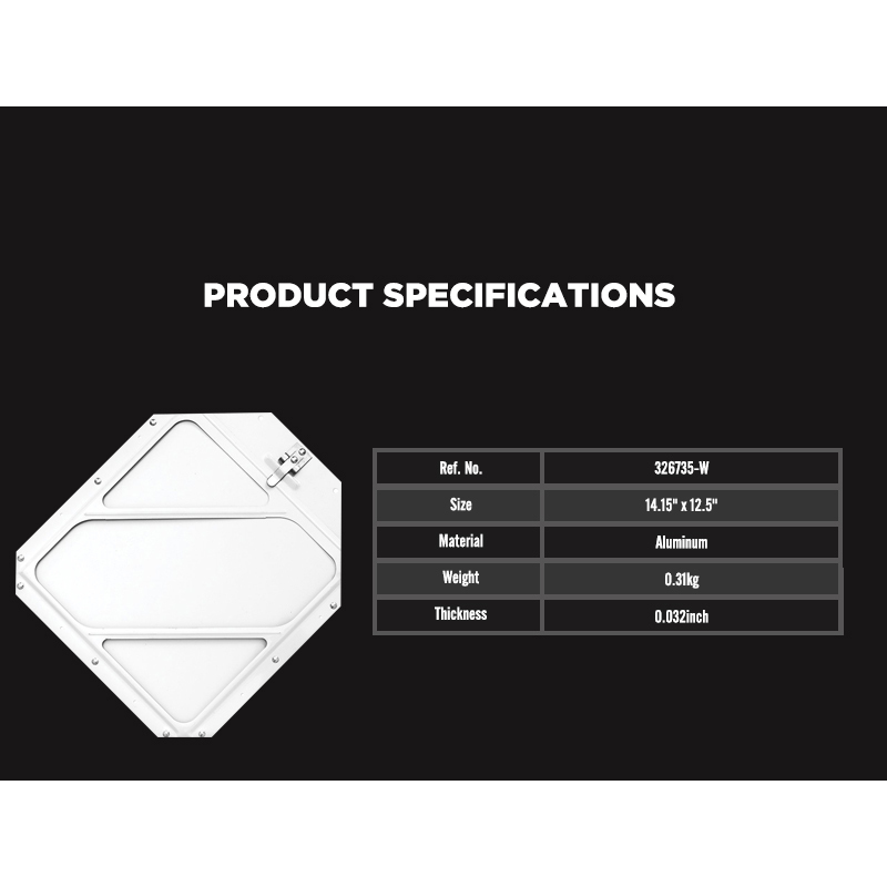 Hazmat Placard Holder with 4 Clipped Corners