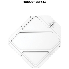 Hazmat Placard Holder with 4 Clipped Corners