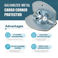 Heavy Duty Galvanized Metal Cargo Corner Protector